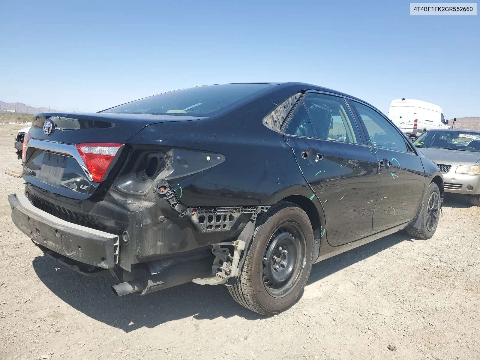 4T4BF1FK2GR552660 2016 Toyota Camry Le