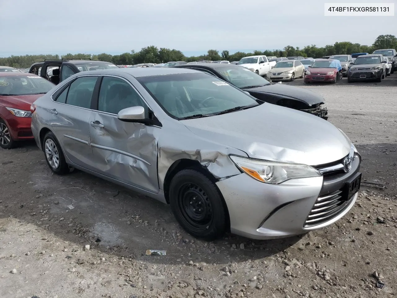 2016 Toyota Camry Le VIN: 4T4BF1FKXGR581131 Lot: 69330134