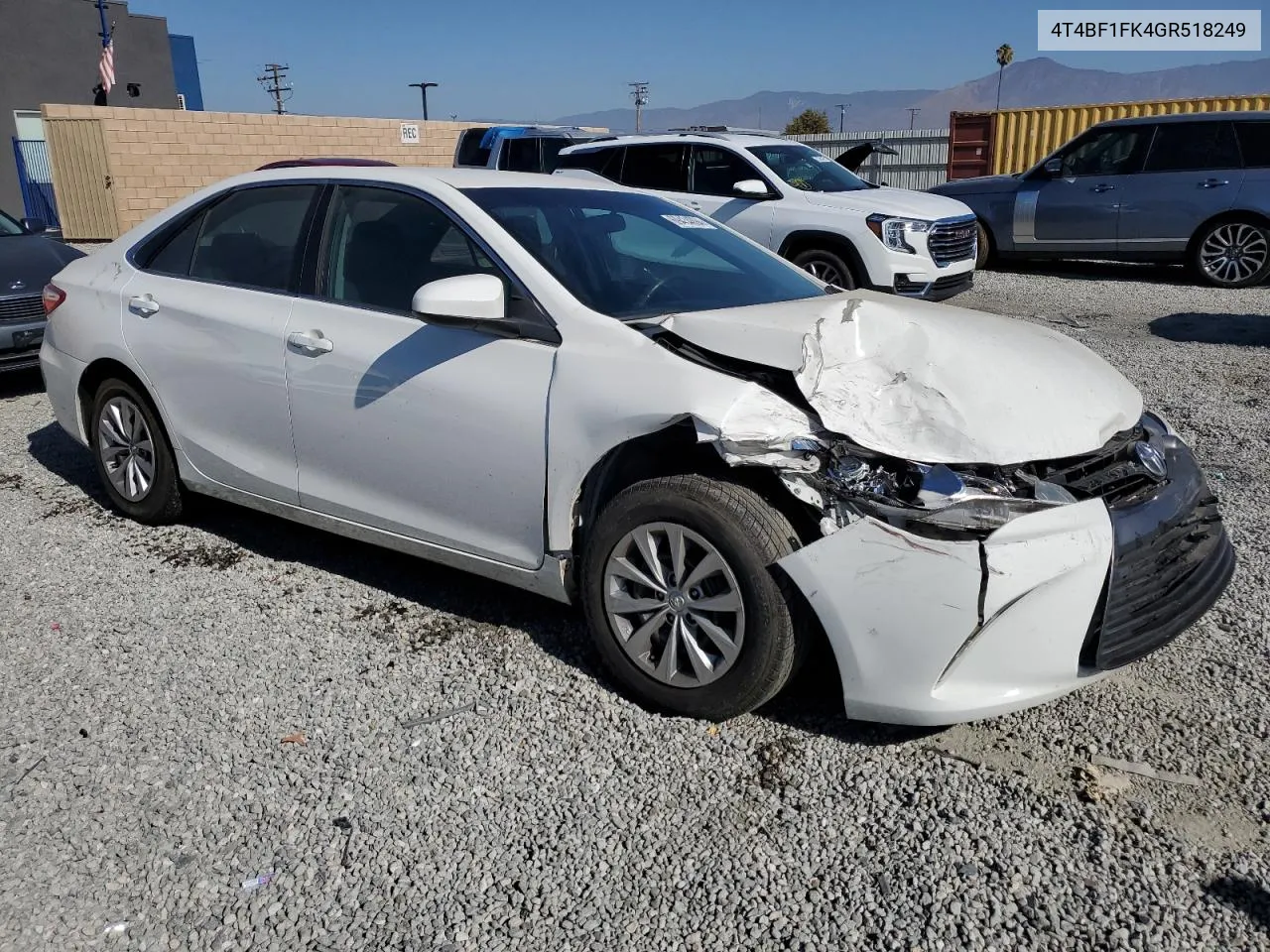 4T4BF1FK4GR518249 2016 Toyota Camry Le