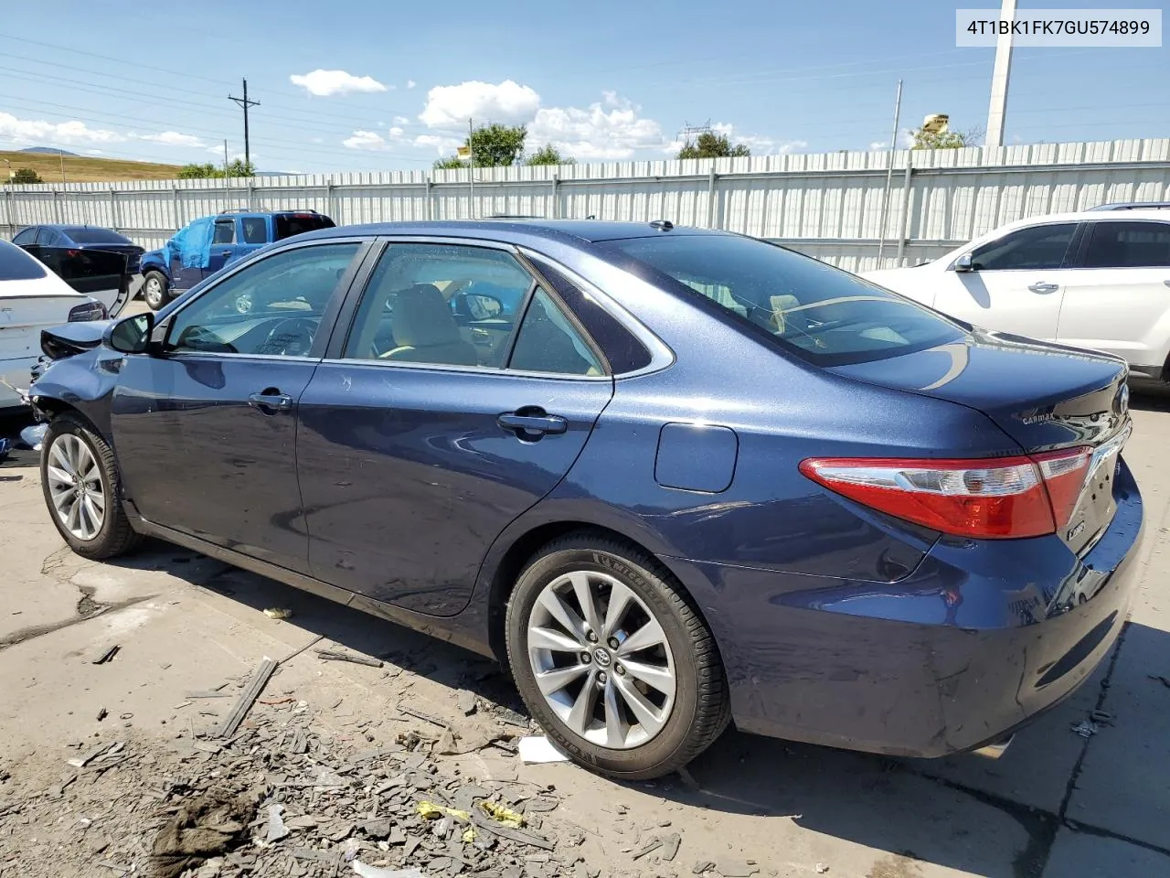 2016 Toyota Camry Xse VIN: 4T1BK1FK7GU574899 Lot: 69640084