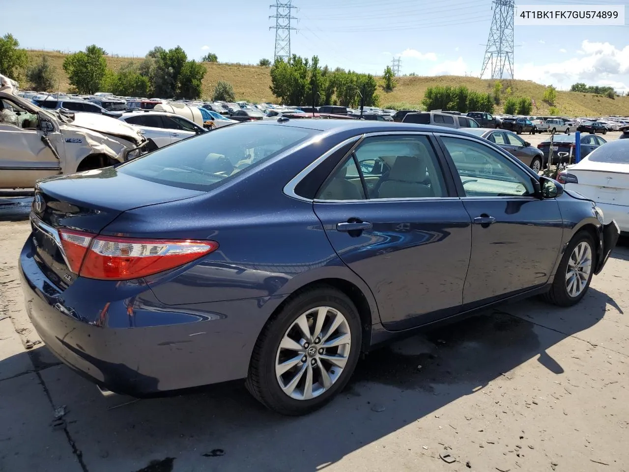 2016 Toyota Camry Xse VIN: 4T1BK1FK7GU574899 Lot: 69640084