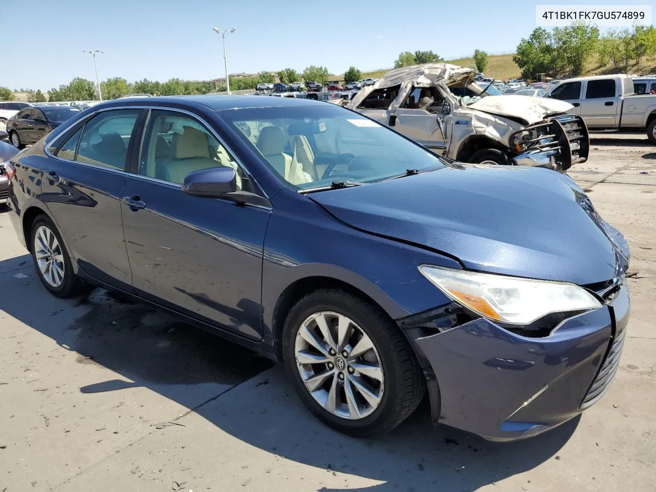 2016 Toyota Camry Xse VIN: 4T1BK1FK7GU574899 Lot: 69640084