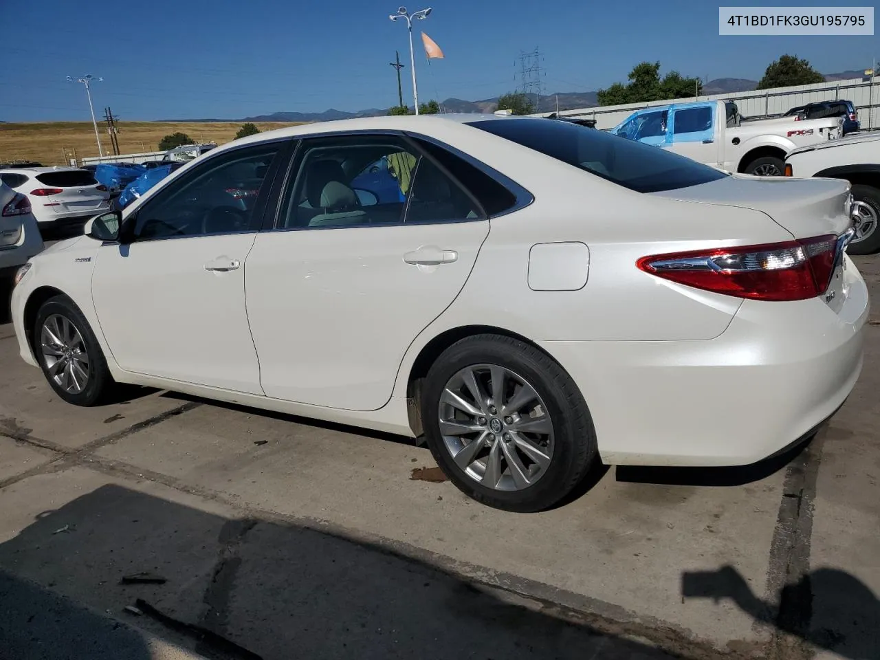 2016 Toyota Camry Hybrid VIN: 4T1BD1FK3GU195795 Lot: 69780314