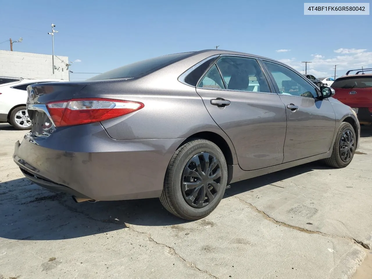 2016 Toyota Camry Le VIN: 4T4BF1FK6GR580042 Lot: 70077854