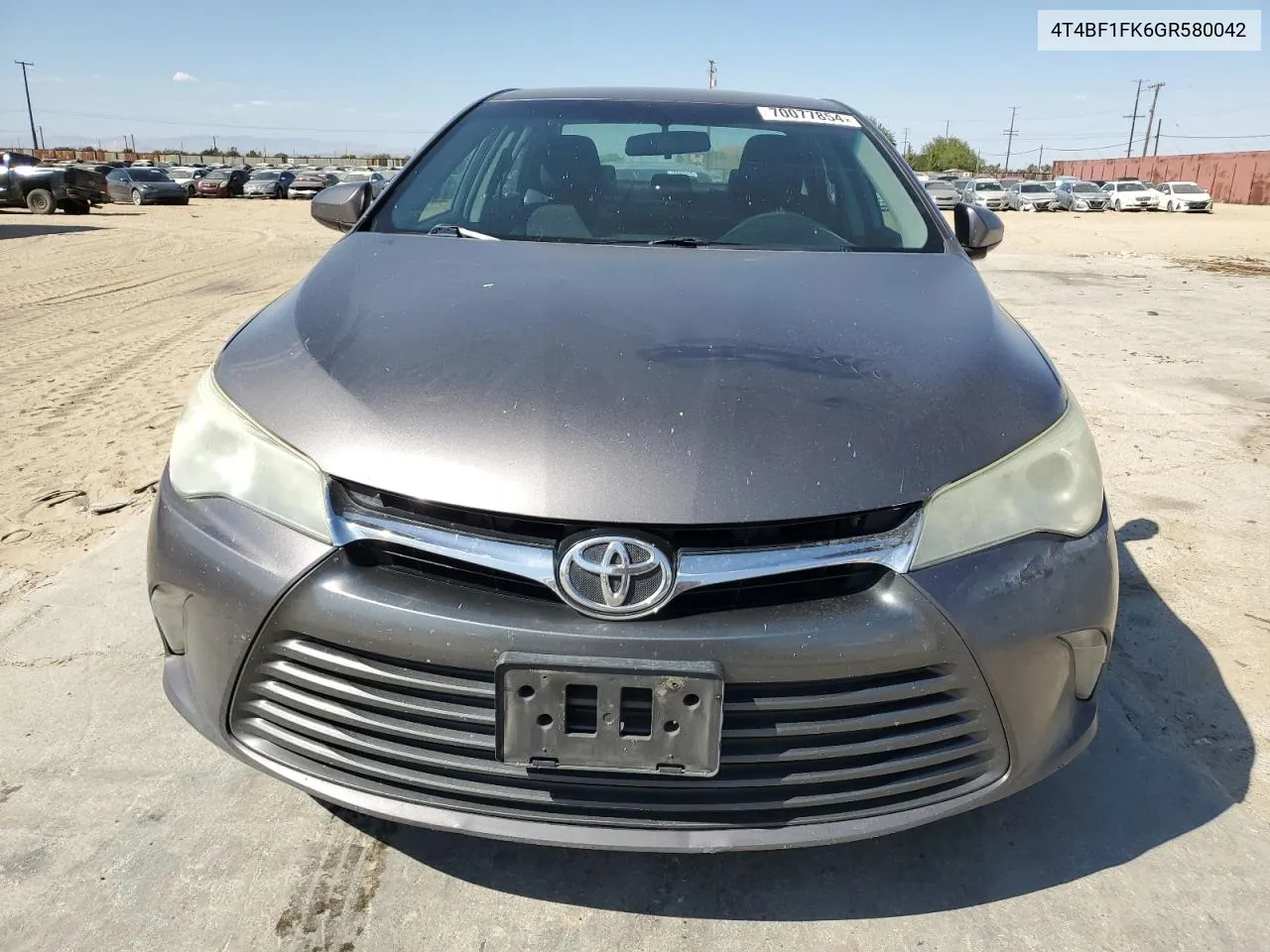 4T4BF1FK6GR580042 2016 Toyota Camry Le