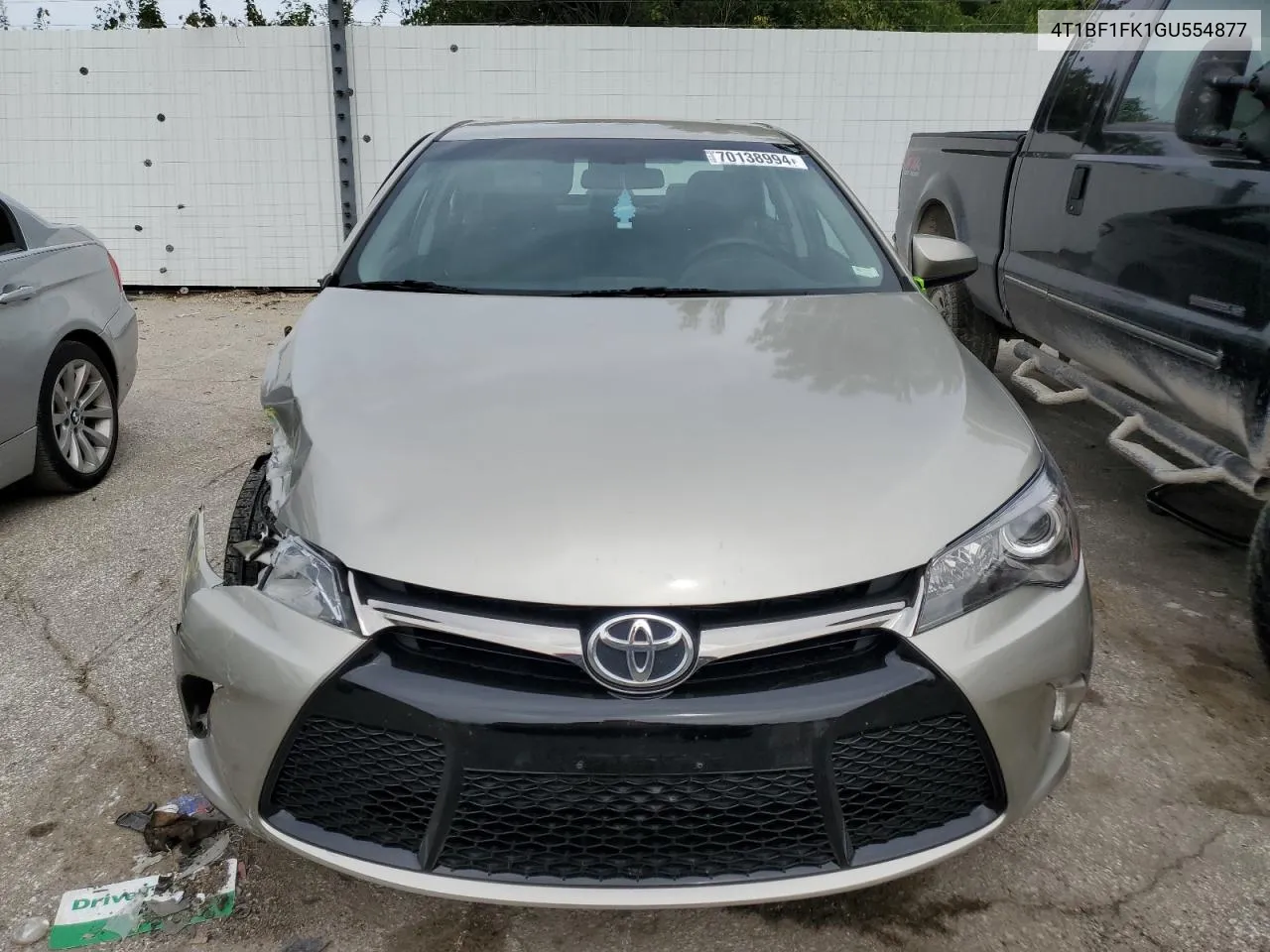 2016 Toyota Camry Le VIN: 4T1BF1FK1GU554877 Lot: 70138994