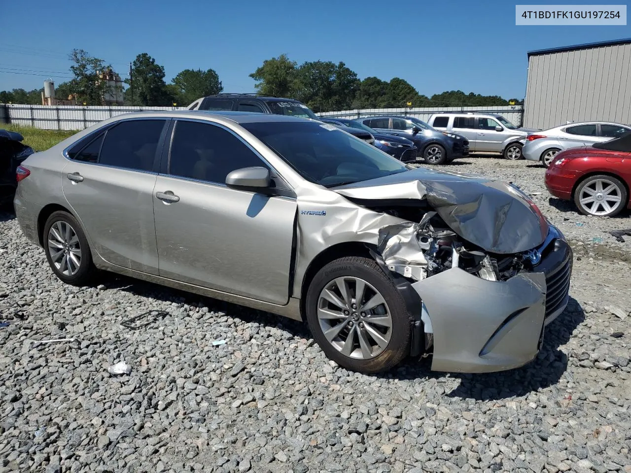 4T1BD1FK1GU197254 2016 Toyota Camry Hybrid