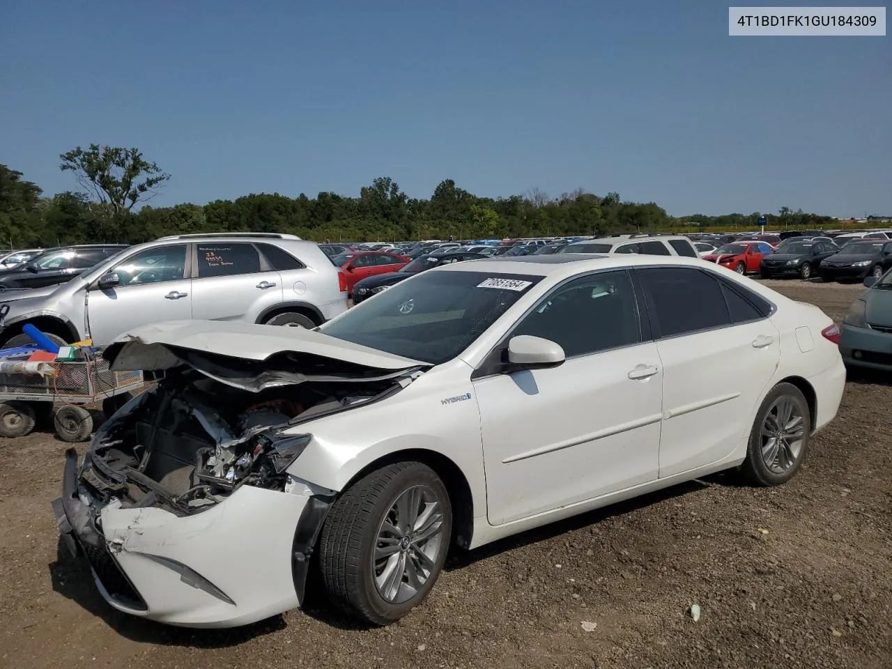 4T1BD1FK1GU184309 2016 Toyota Camry Hybrid