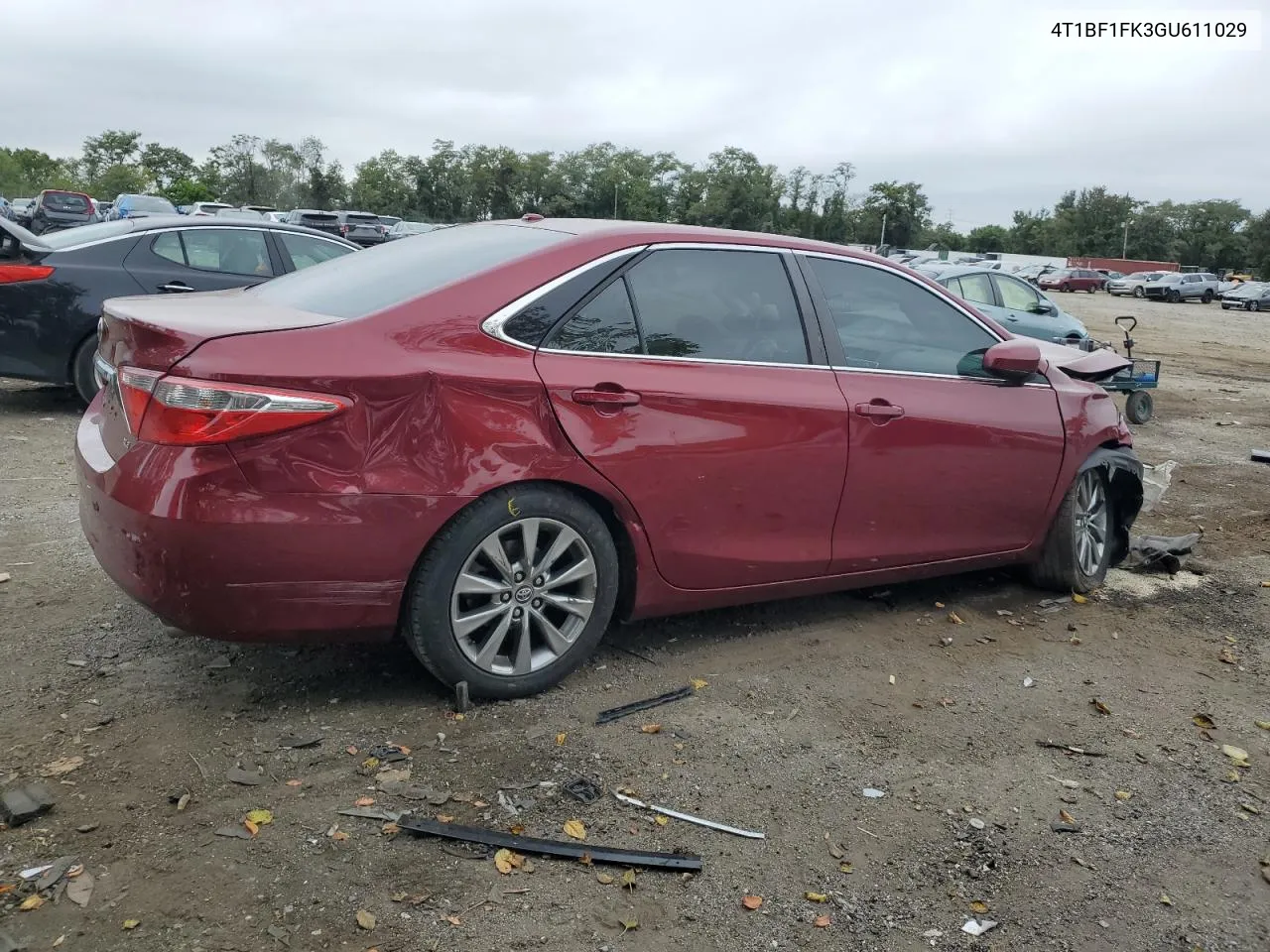 2016 Toyota Camry Le VIN: 4T1BF1FK3GU611029 Lot: 71020184