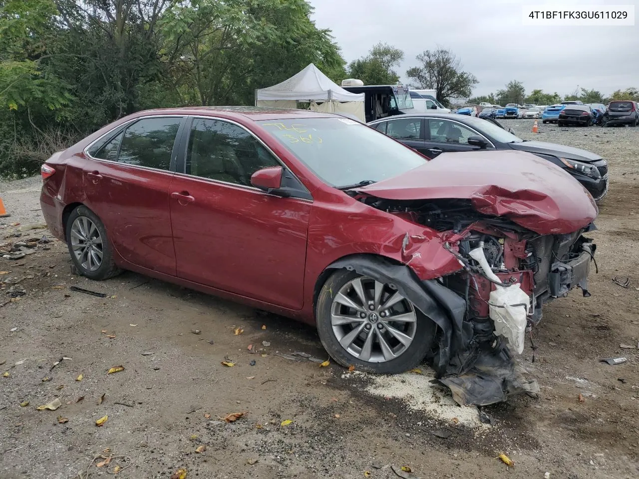 2016 Toyota Camry Le VIN: 4T1BF1FK3GU611029 Lot: 71020184