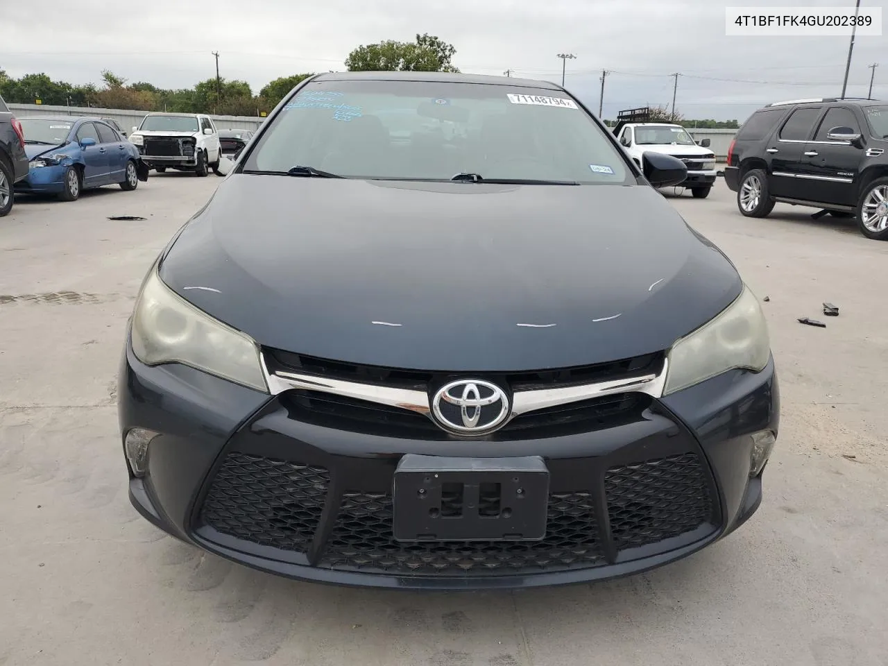 2016 Toyota Camry Le VIN: 4T1BF1FK4GU202389 Lot: 71148794