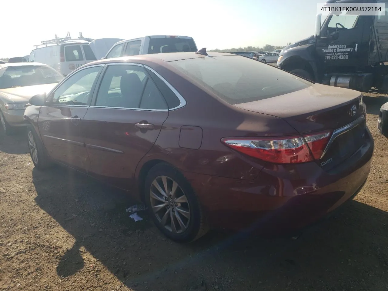 2016 Toyota Camry Xse VIN: 4T1BK1FK0GU572184 Lot: 71207504