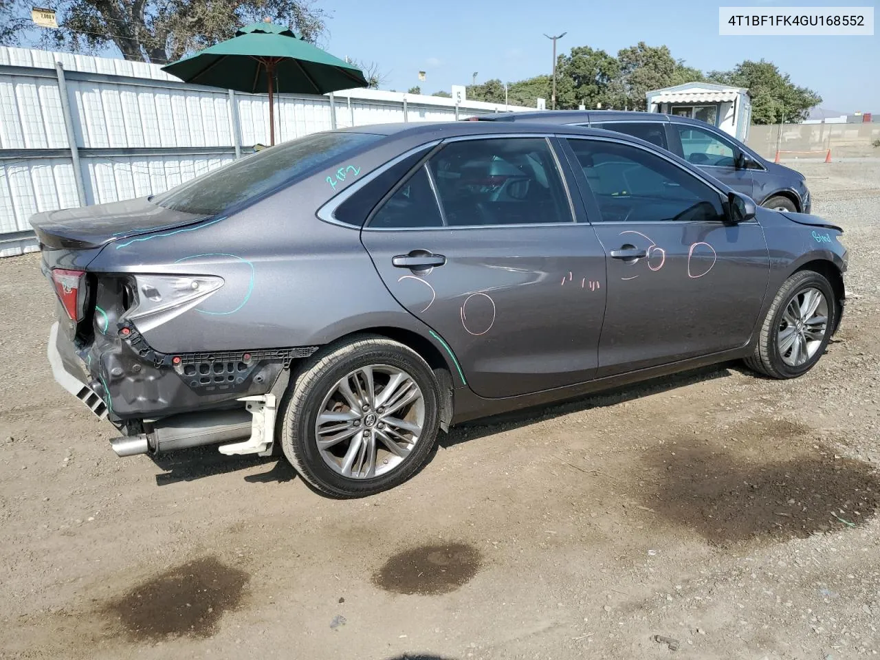 2016 Toyota Camry Le VIN: 4T1BF1FK4GU168552 Lot: 71483824