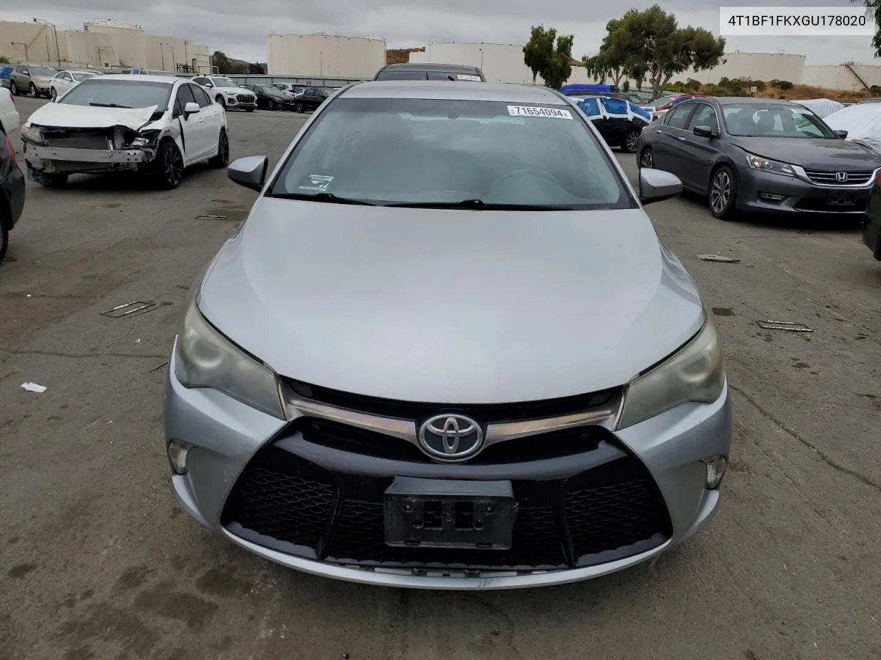 4T1BF1FKXGU178020 2016 Toyota Camry Le