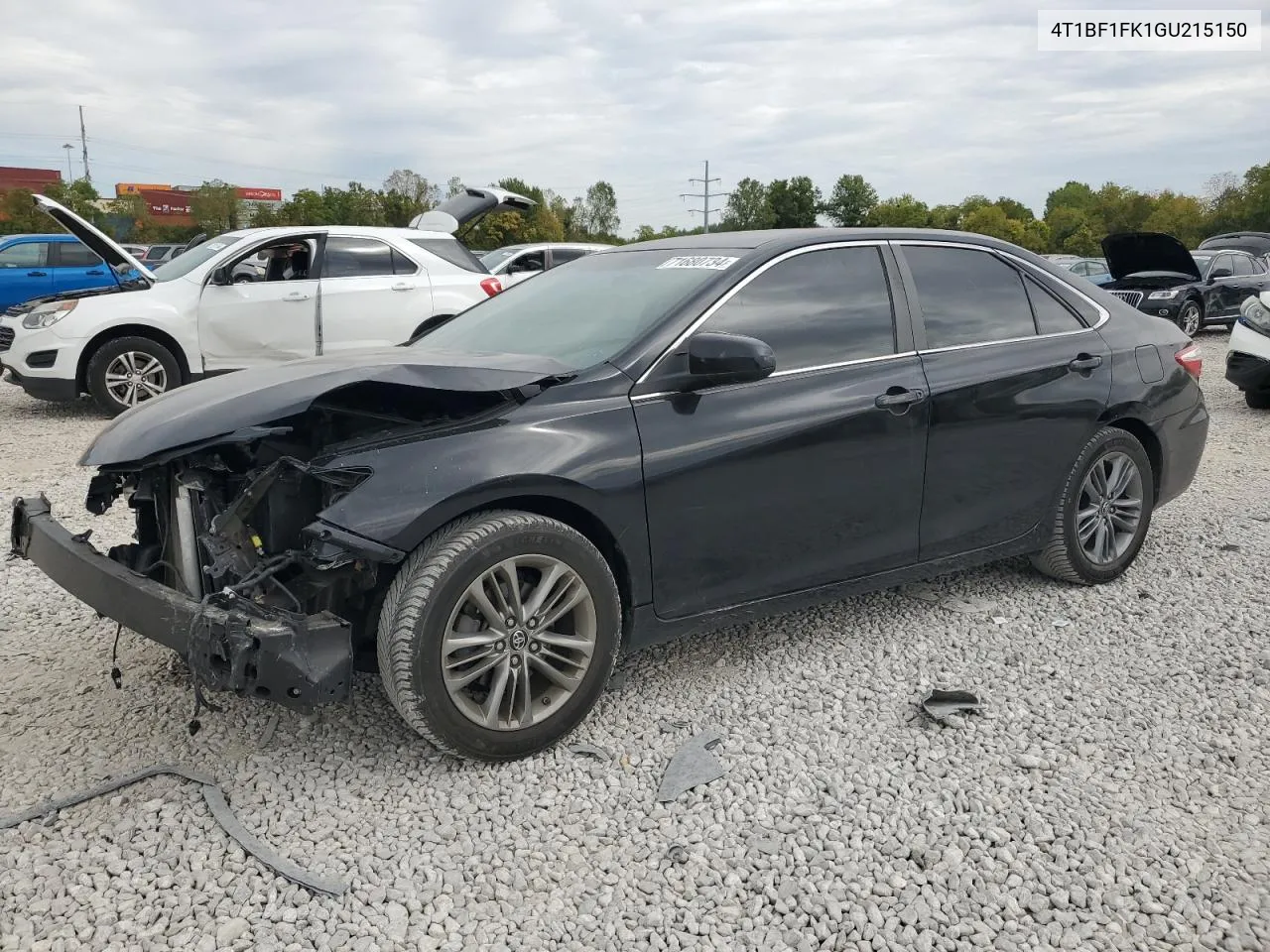 2016 Toyota Camry Le VIN: 4T1BF1FK1GU215150 Lot: 71680734