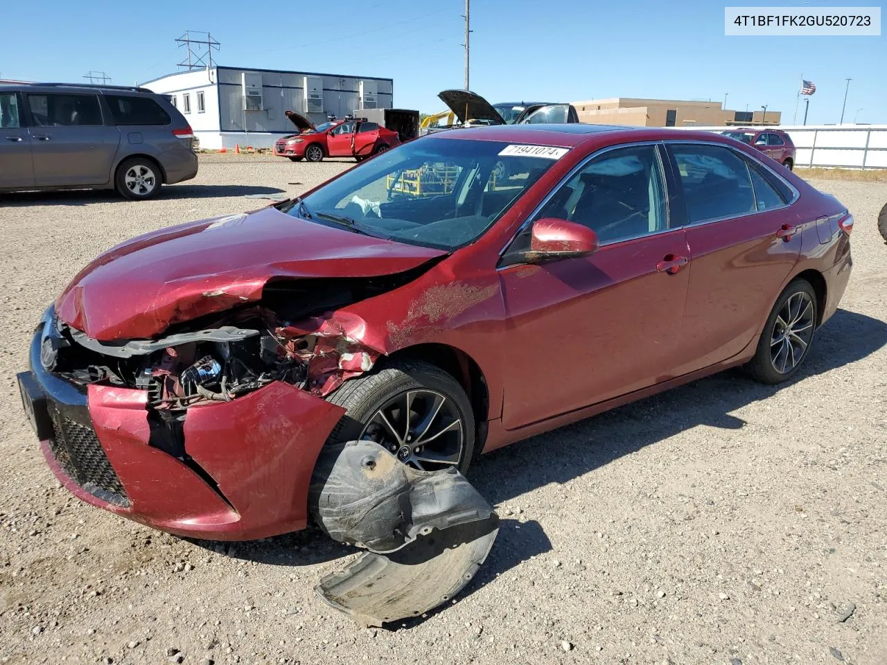 2016 Toyota Camry Le VIN: 4T1BF1FK2GU520723 Lot: 71941074