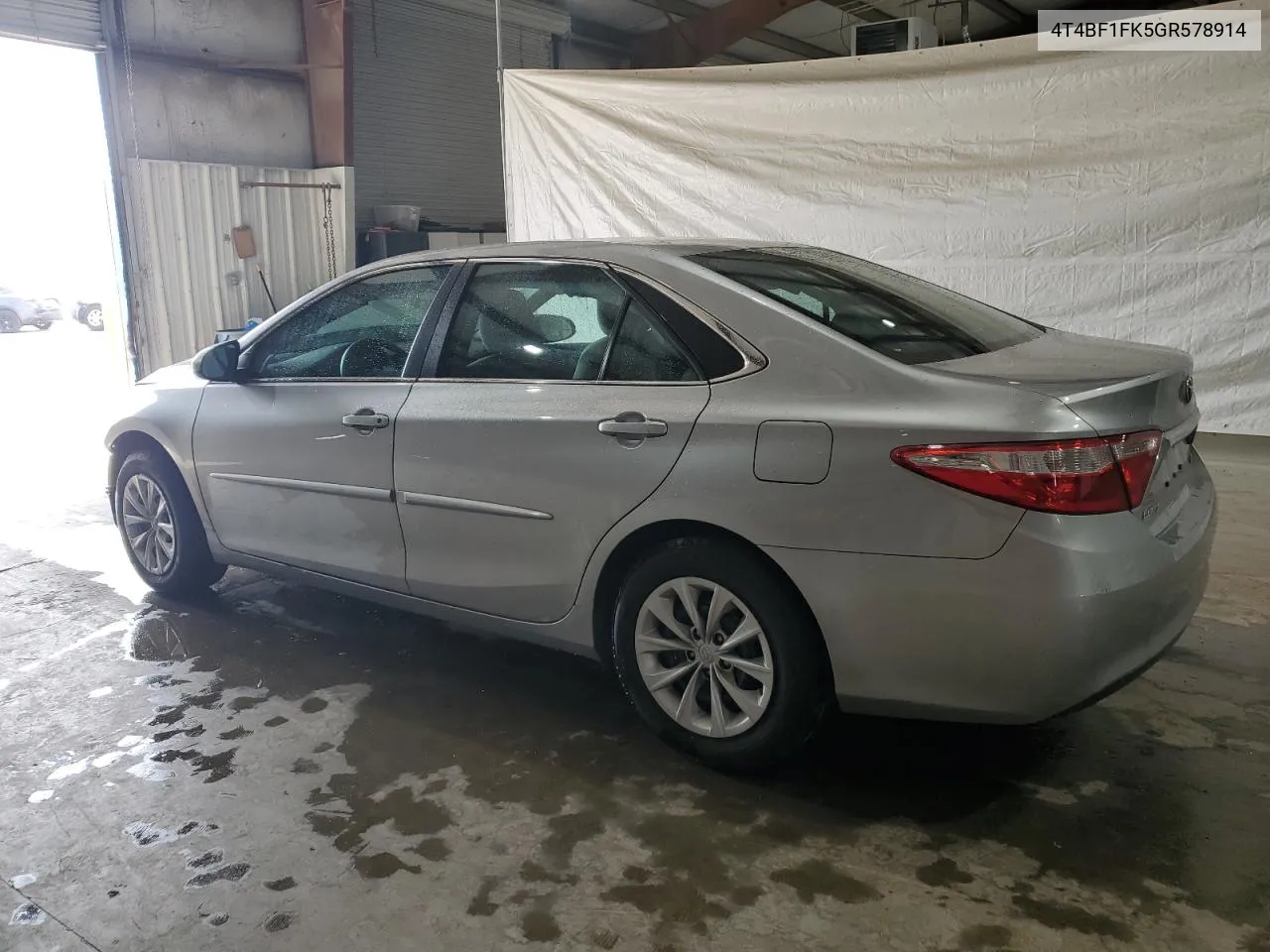 2016 Toyota Camry Le VIN: 4T4BF1FK5GR578914 Lot: 71984074