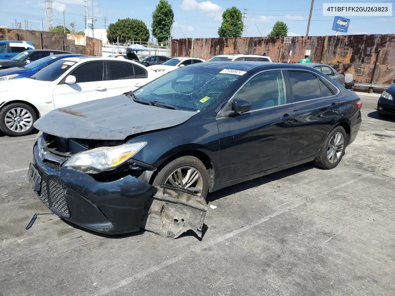 2016 Toyota Camry Le VIN: 4T1BF1FK2GU263823 Lot: 72088924