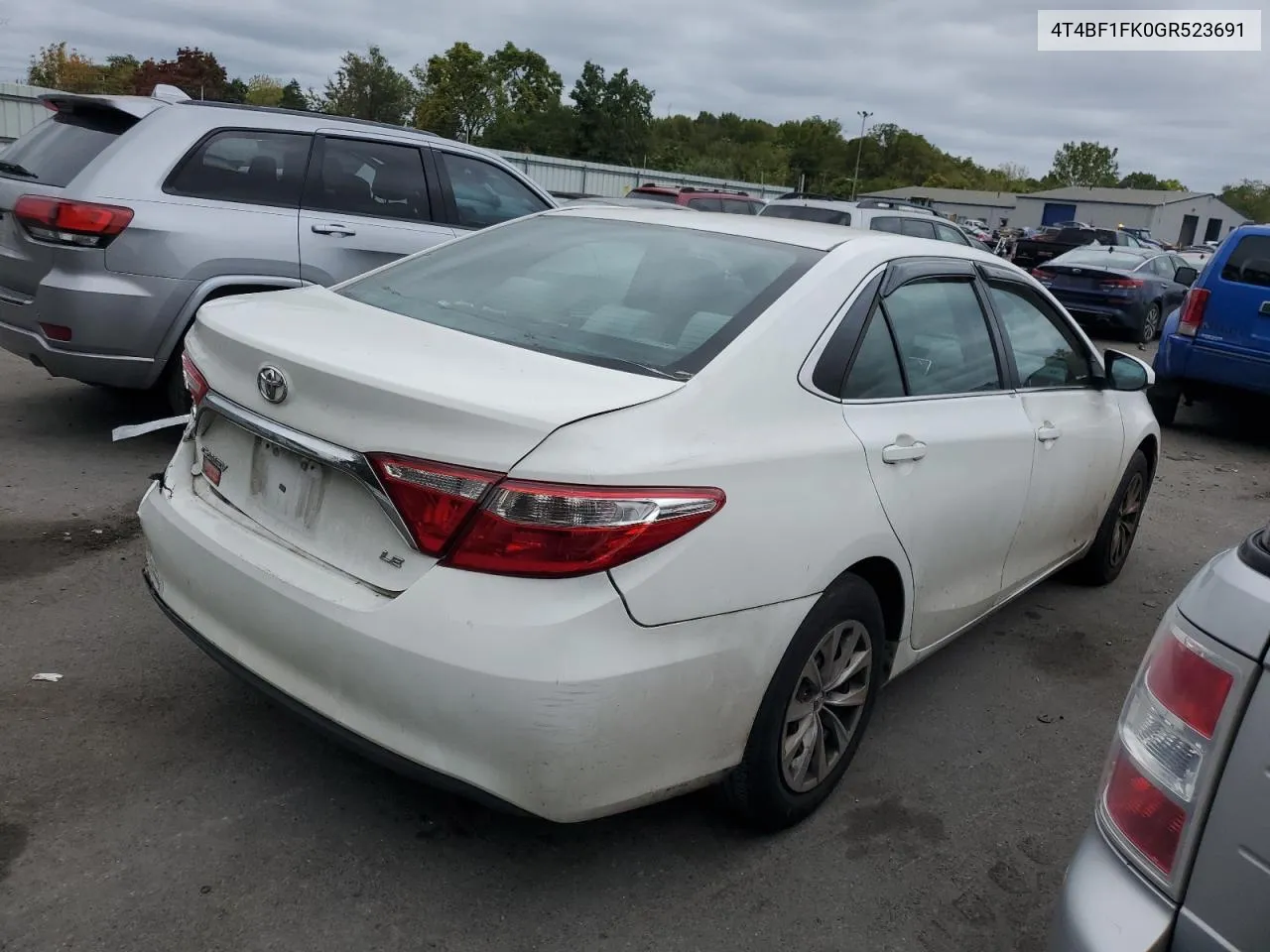 2016 Toyota Camry Le VIN: 4T4BF1FK0GR523691 Lot: 72180214