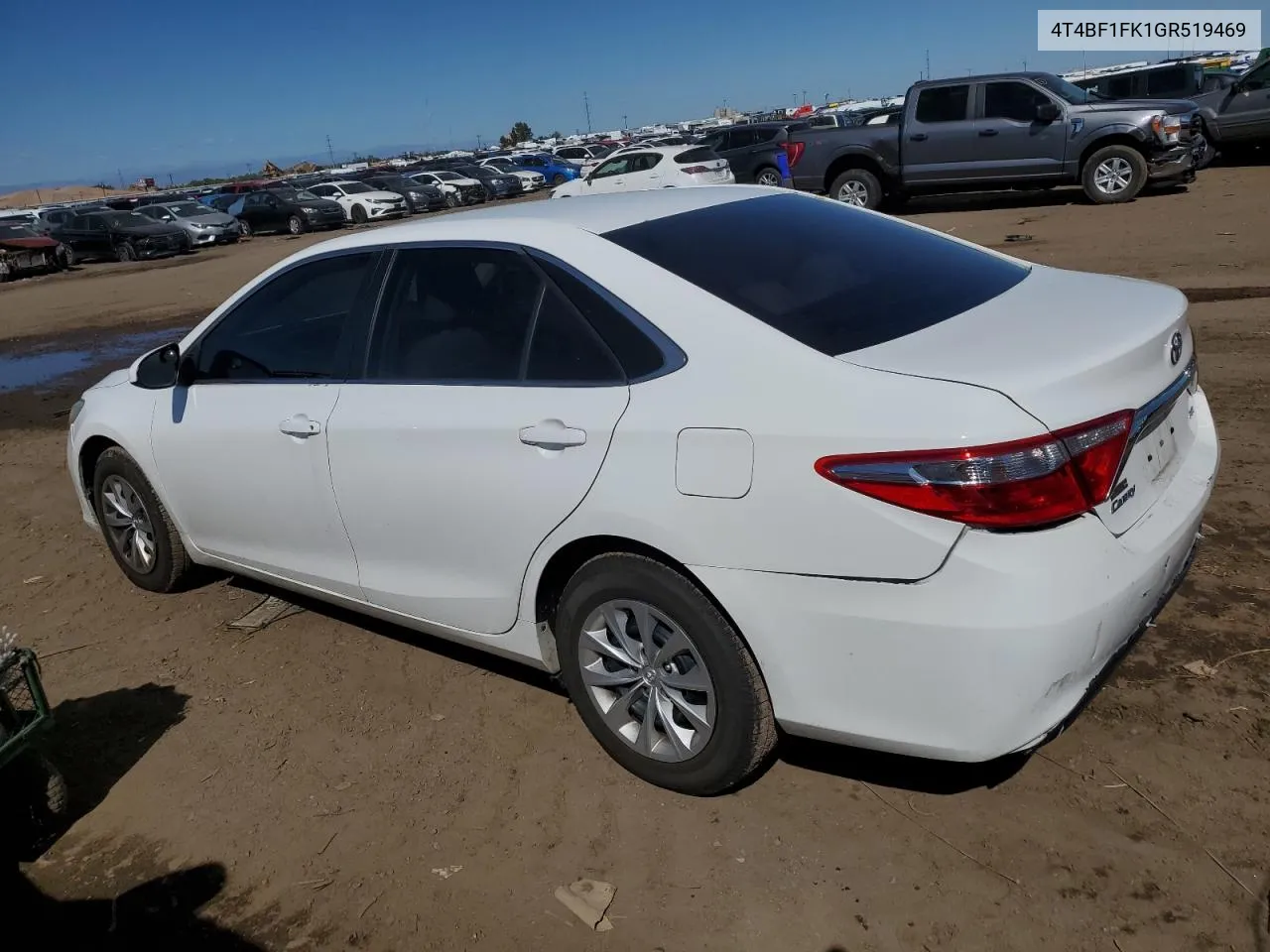 2016 Toyota Camry Le VIN: 4T4BF1FK1GR519469 Lot: 72190314