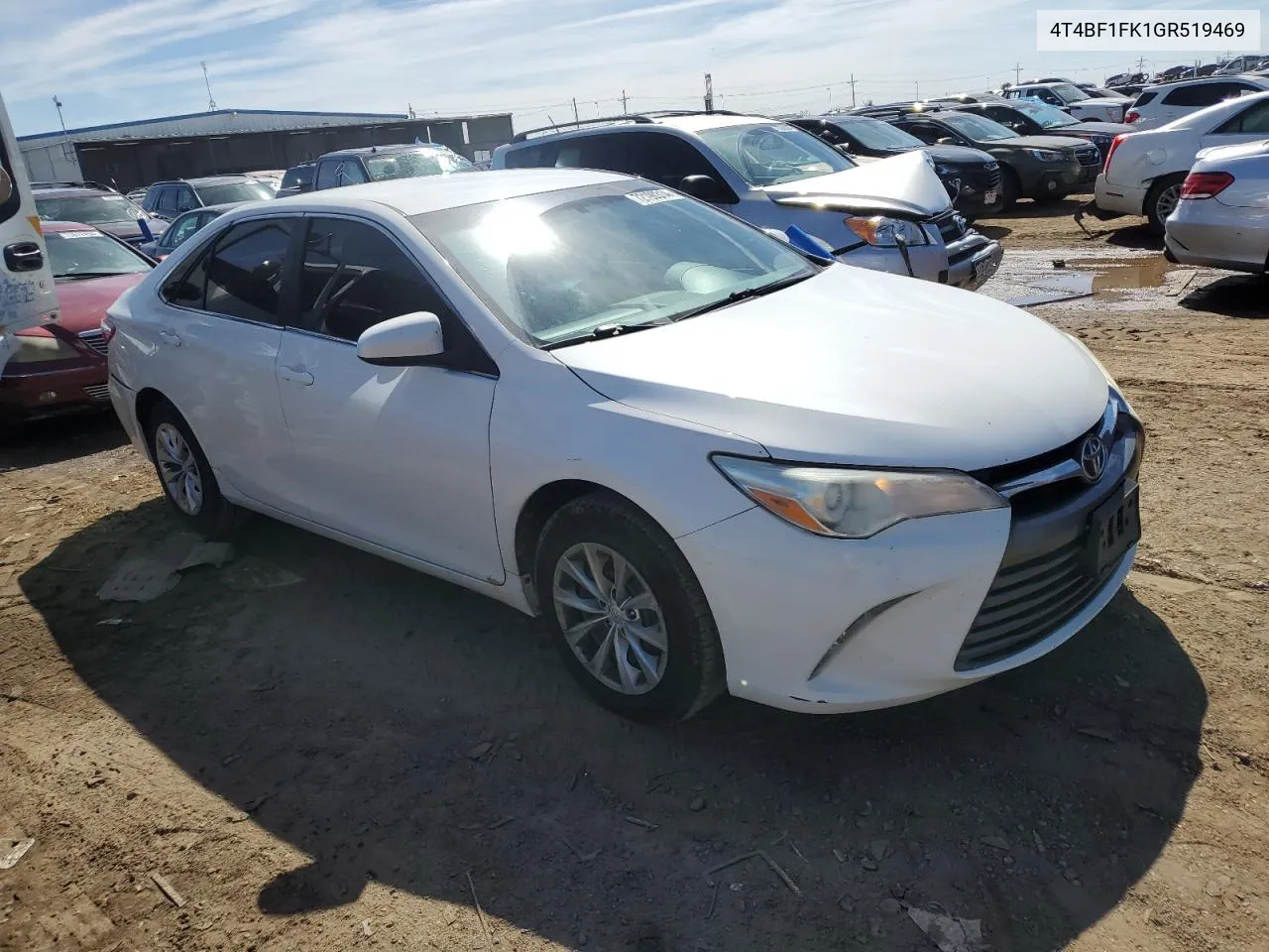 4T4BF1FK1GR519469 2016 Toyota Camry Le