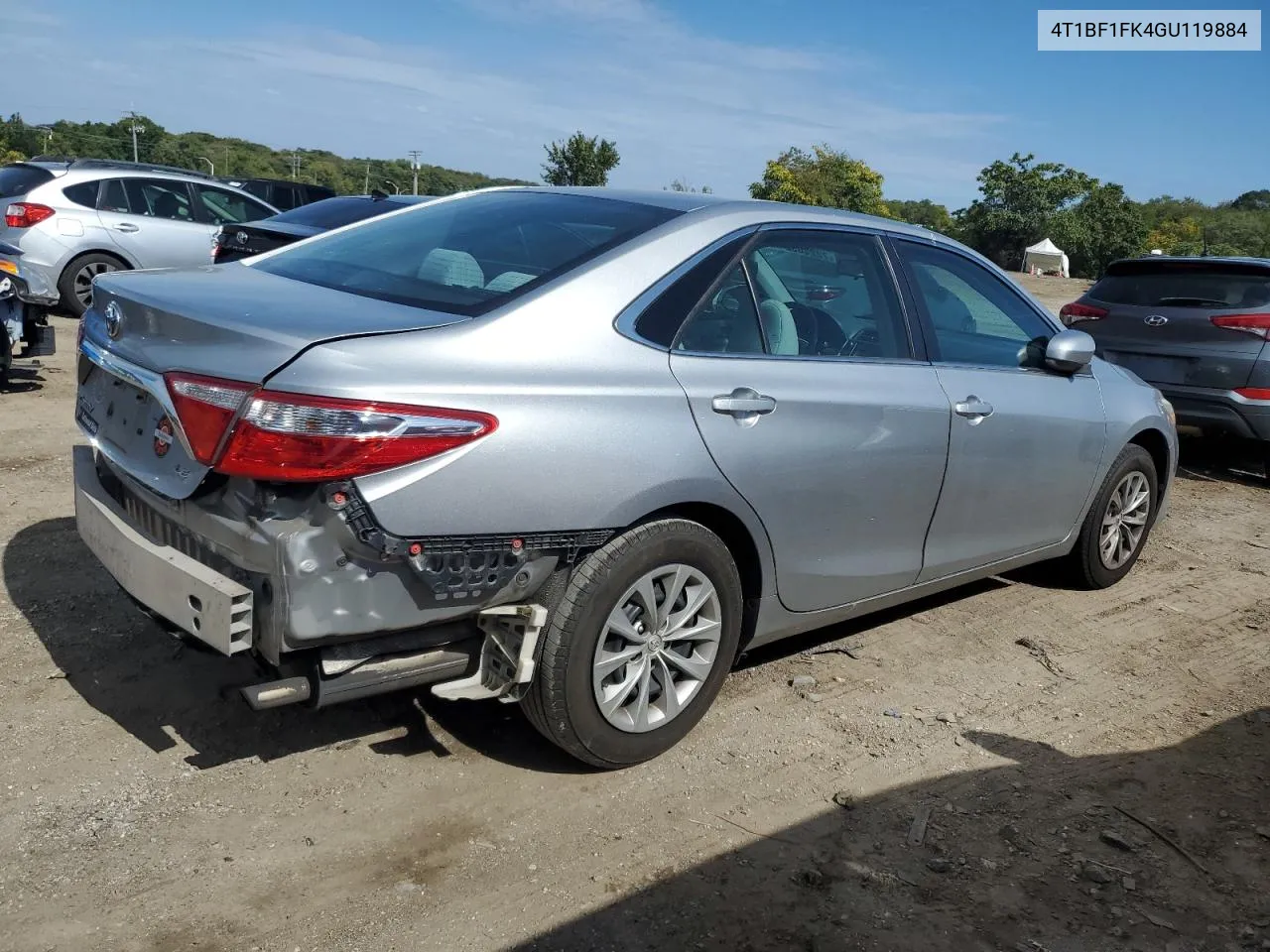 2016 Toyota Camry Le VIN: 4T1BF1FK4GU119884 Lot: 72220324