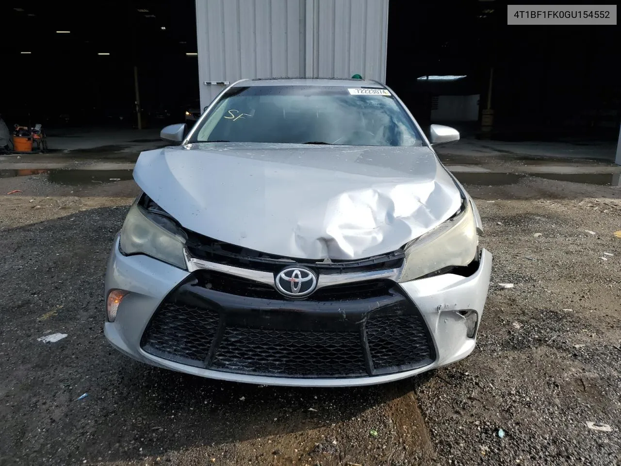 2016 Toyota Camry Le VIN: 4T1BF1FK0GU154552 Lot: 72223074