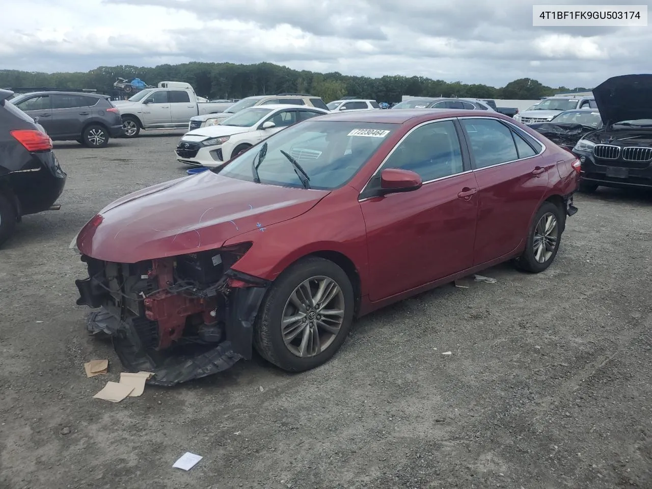 2016 Toyota Camry Le VIN: 4T1BF1FK9GU503174 Lot: 72230464