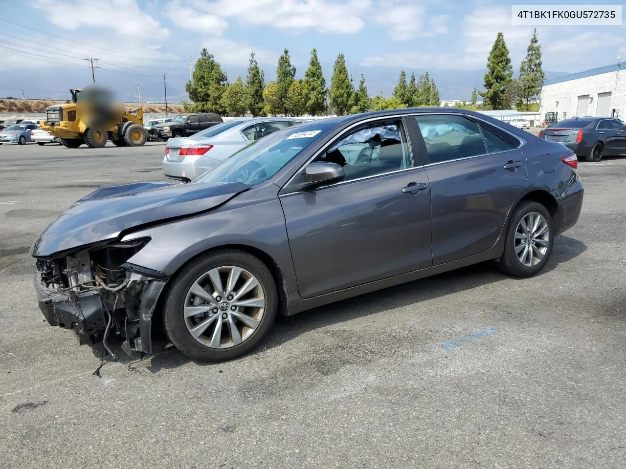 2016 Toyota Camry Xse VIN: 4T1BK1FK0GU572735 Lot: 72289474