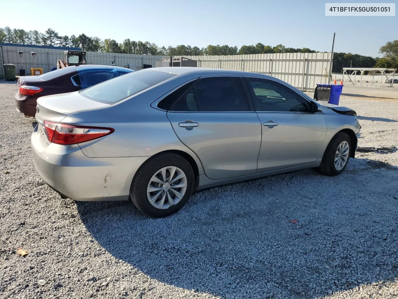 2016 Toyota Camry Le VIN: 4T1BF1FK5GU501051 Lot: 72507574