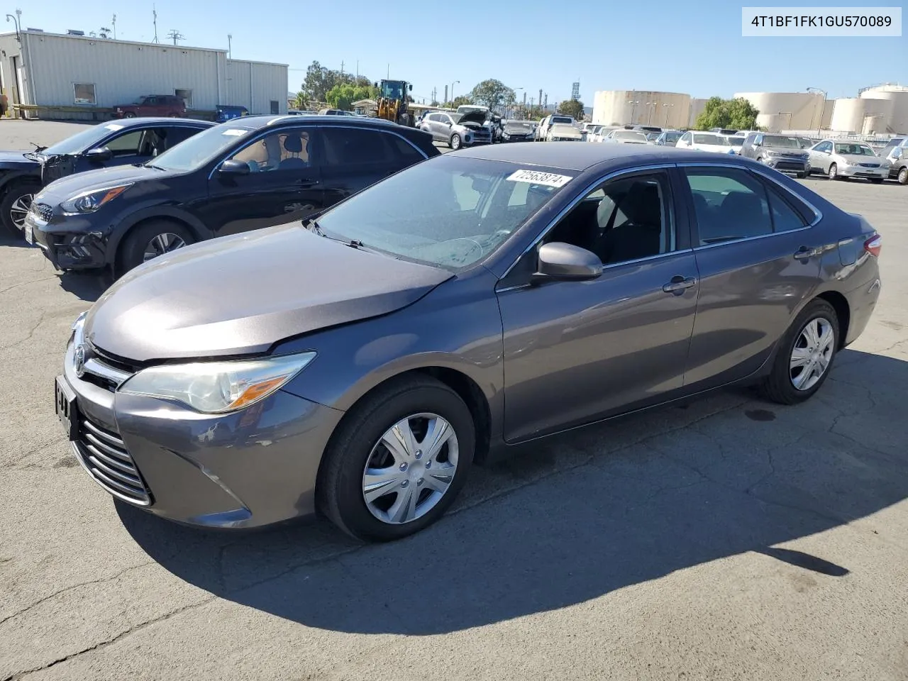 2016 Toyota Camry Le VIN: 4T1BF1FK1GU570089 Lot: 72563874