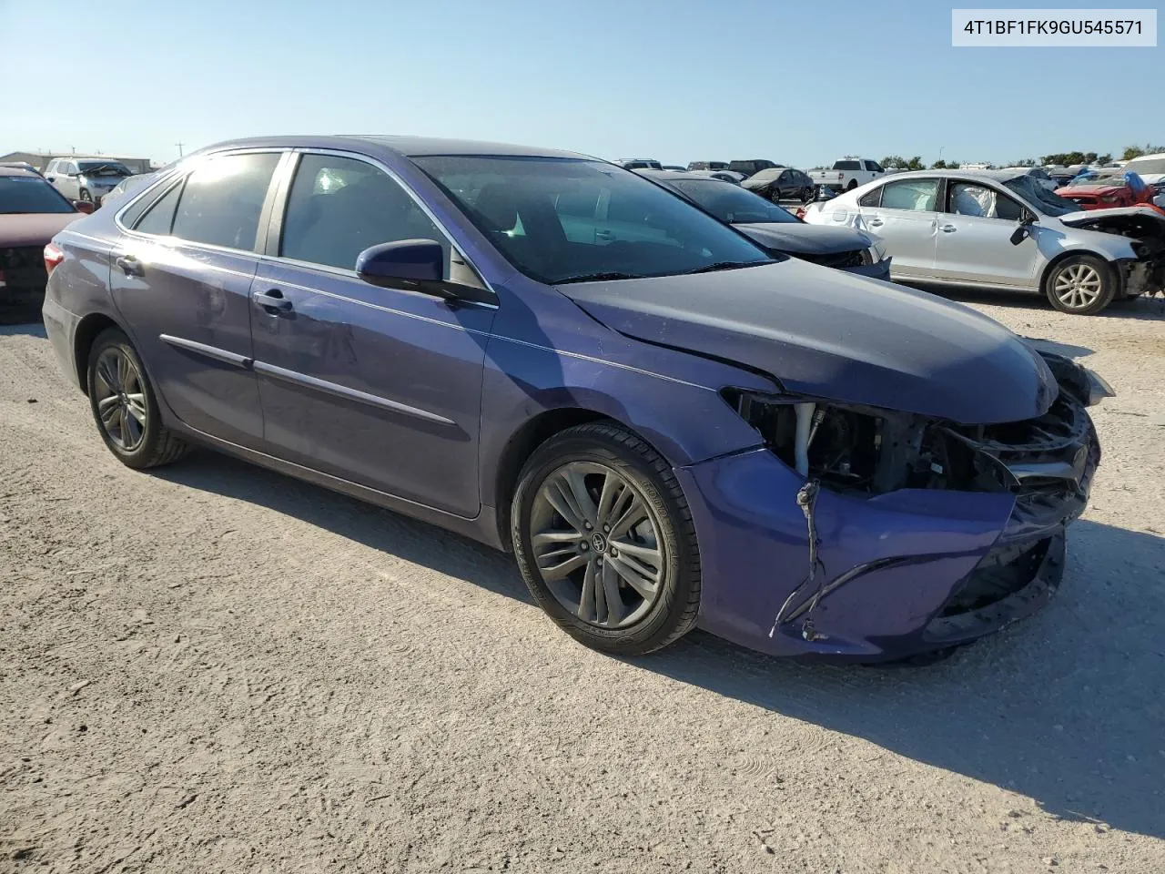 2016 Toyota Camry Le VIN: 4T1BF1FK9GU545571 Lot: 72622914