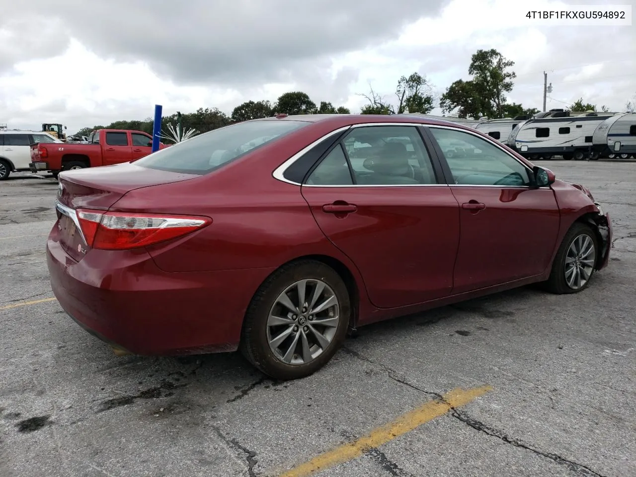 2016 Toyota Camry Le VIN: 4T1BF1FKXGU594892 Lot: 72713154