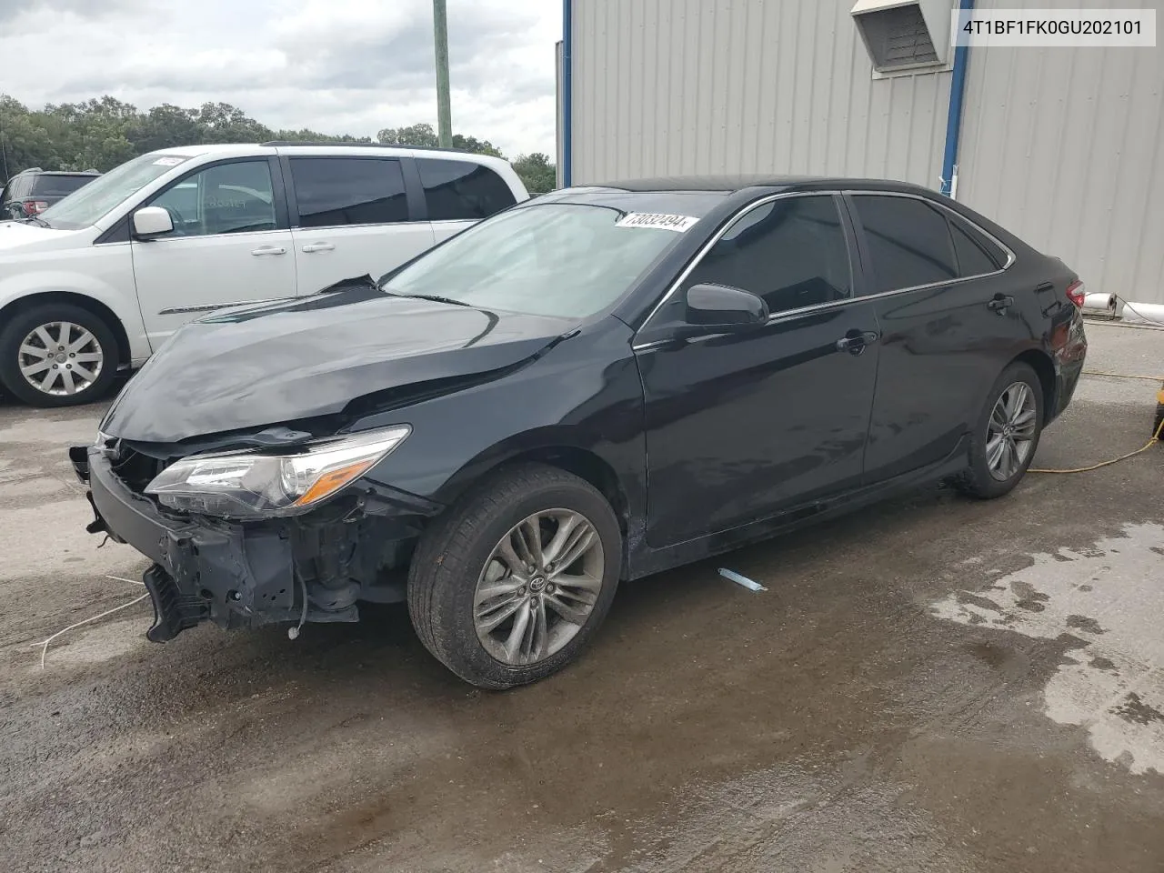 2016 Toyota Camry Le VIN: 4T1BF1FK0GU202101 Lot: 73032494