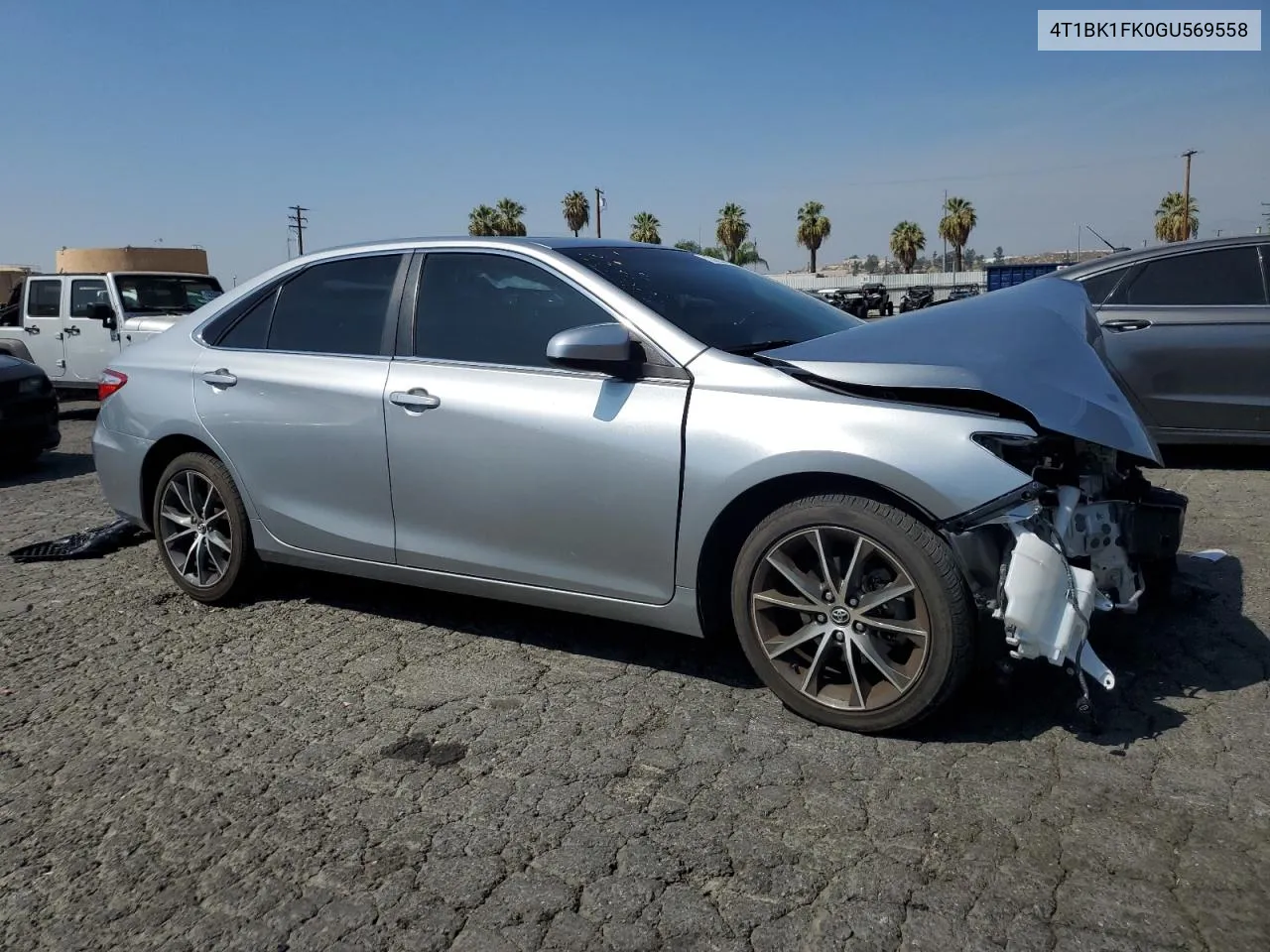 2016 Toyota Camry Xse VIN: 4T1BK1FK0GU569558 Lot: 73328564