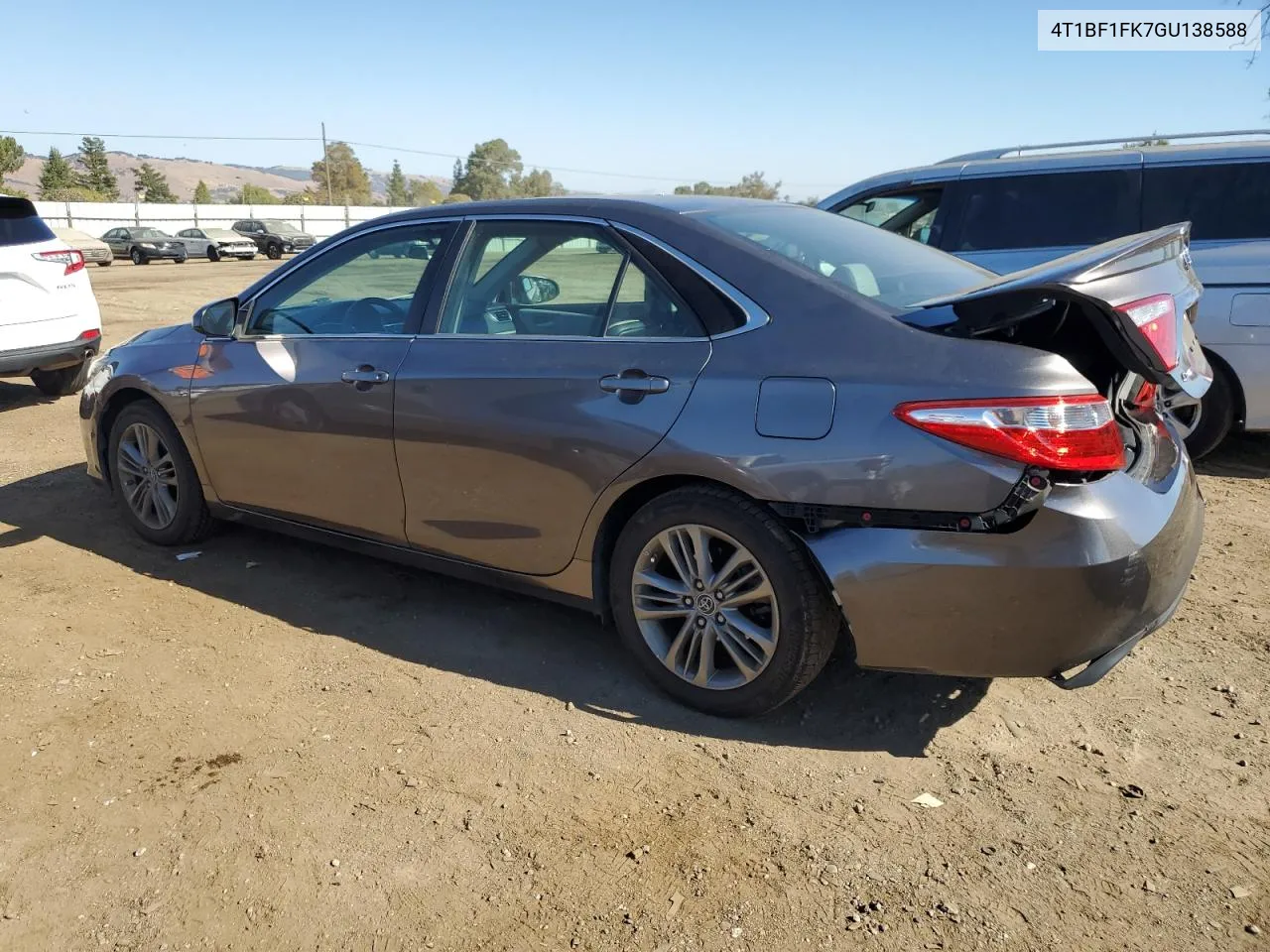 4T1BF1FK7GU138588 2016 Toyota Camry Le