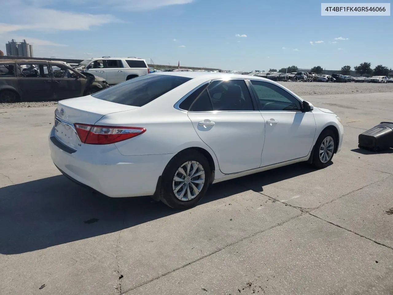 2016 Toyota Camry Le VIN: 4T4BF1FK4GR546066 Lot: 73379404