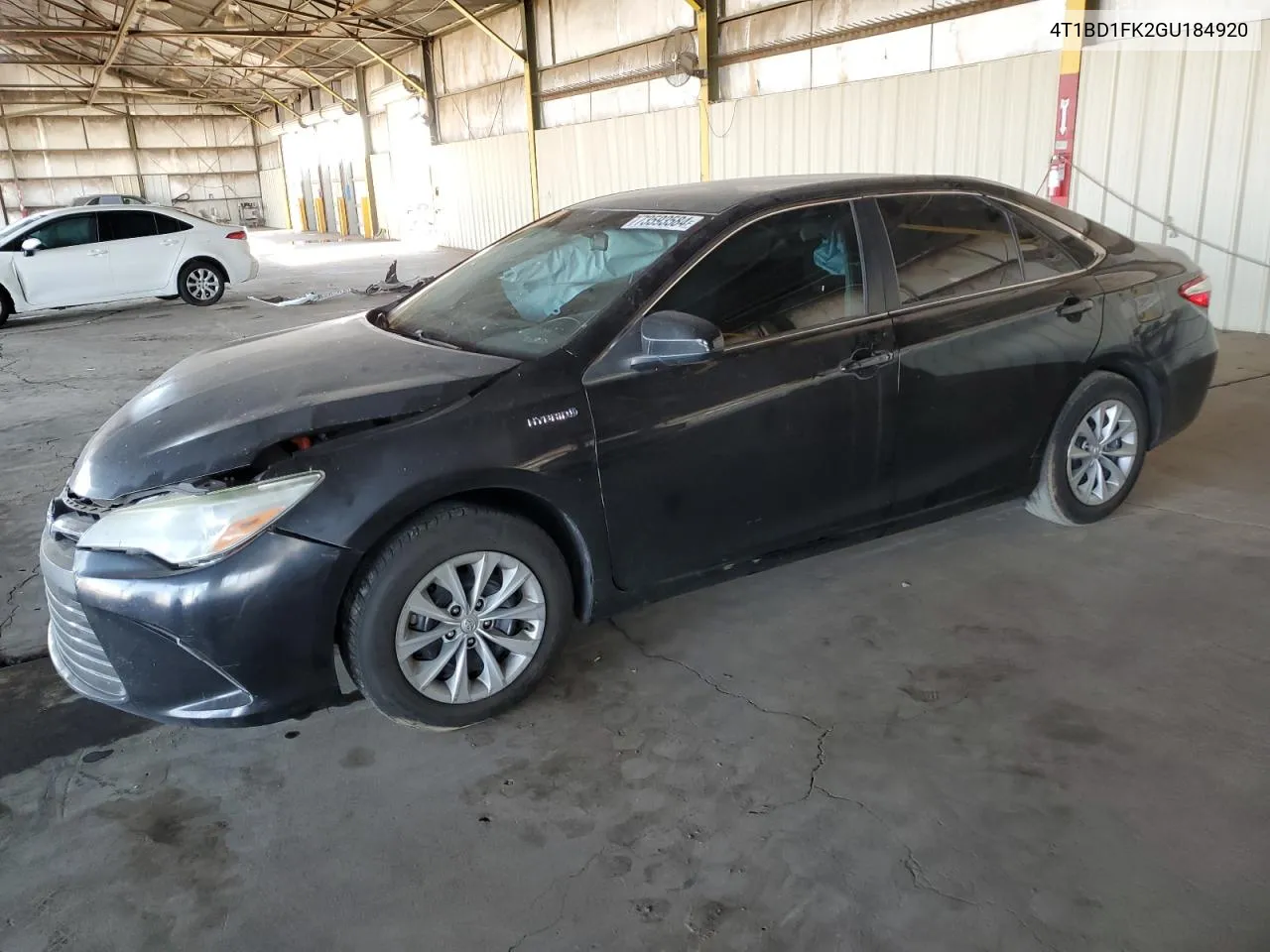 2016 Toyota Camry Hybrid VIN: 4T1BD1FK2GU184920 Lot: 73593584