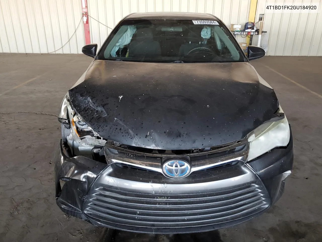 2016 Toyota Camry Hybrid VIN: 4T1BD1FK2GU184920 Lot: 73593584