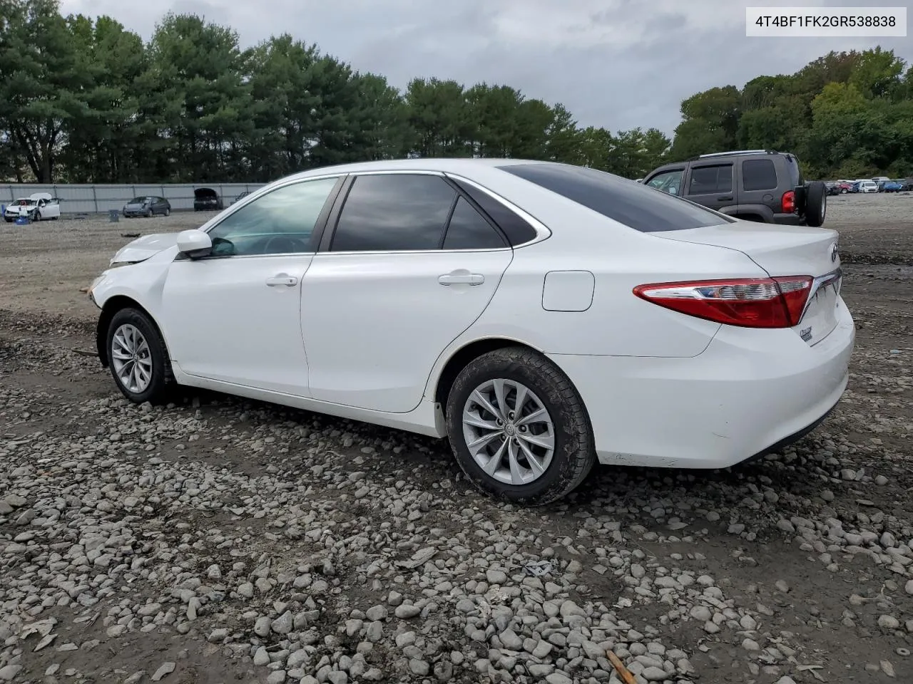 2016 Toyota Camry Le VIN: 4T4BF1FK2GR538838 Lot: 73695204