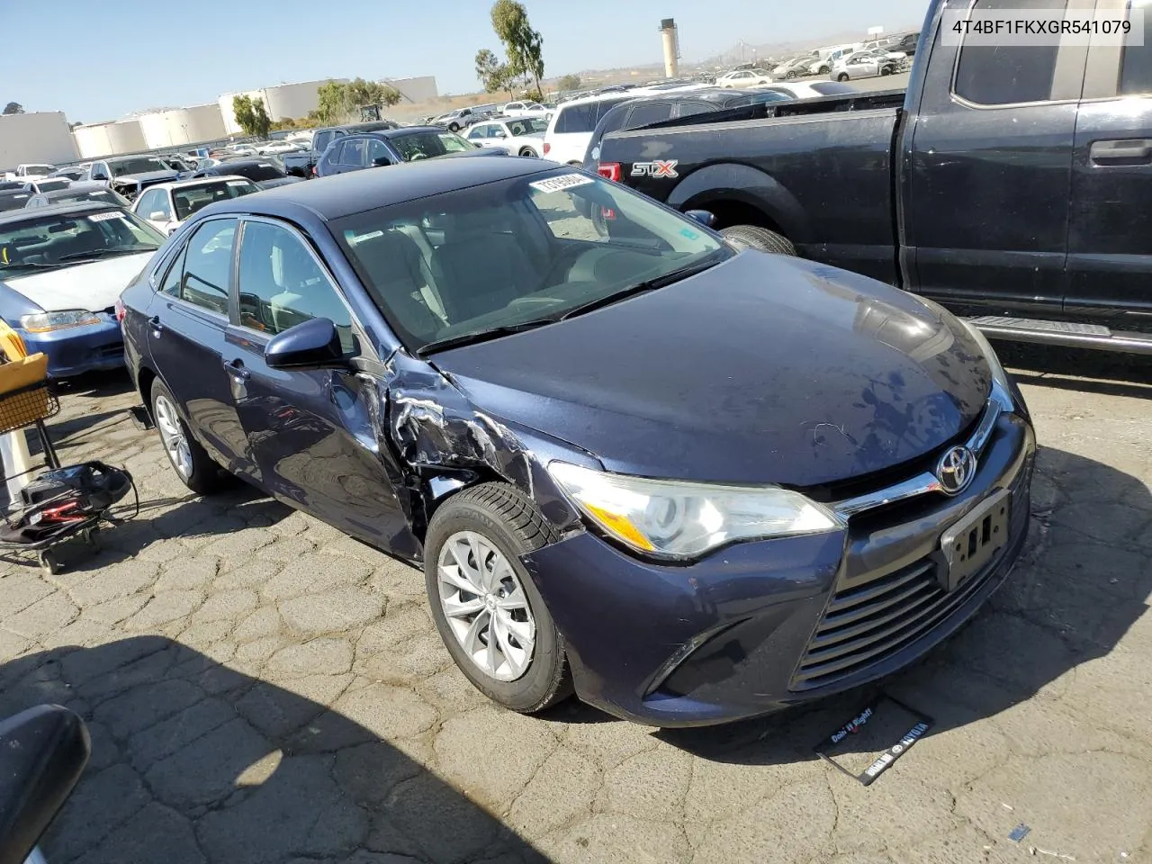 2016 Toyota Camry Le VIN: 4T4BF1FKXGR541079 Lot: 73795904