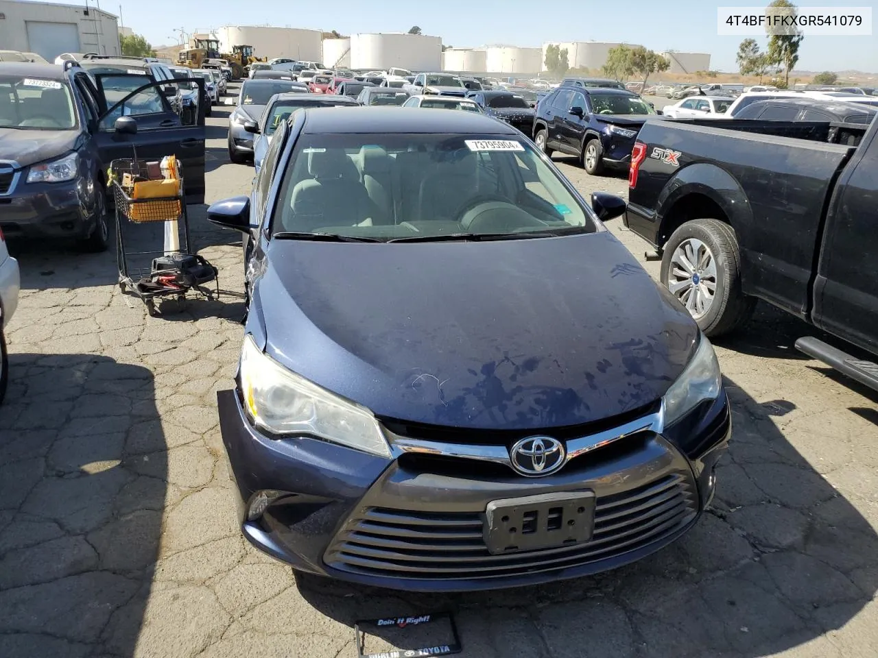 2016 Toyota Camry Le VIN: 4T4BF1FKXGR541079 Lot: 73795904