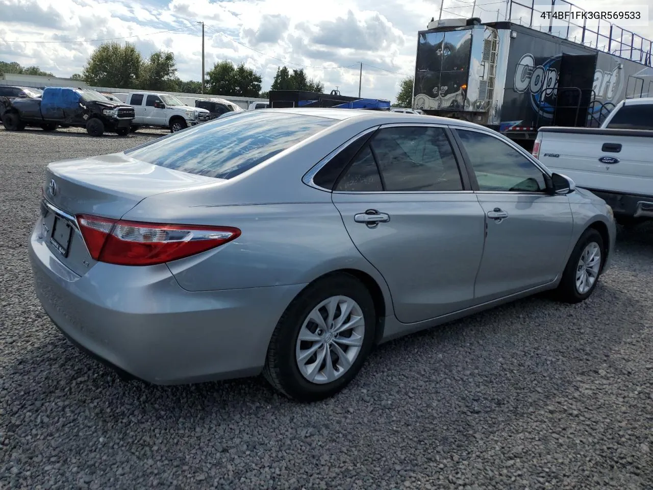 2016 Toyota Camry Le VIN: 4T4BF1FK3GR569533 Lot: 73838534