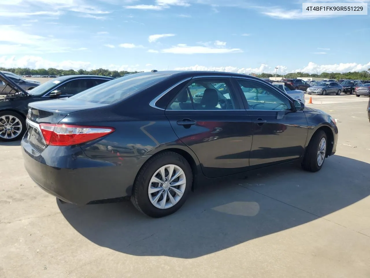 2016 Toyota Camry Le VIN: 4T4BF1FK9GR551229 Lot: 73867094