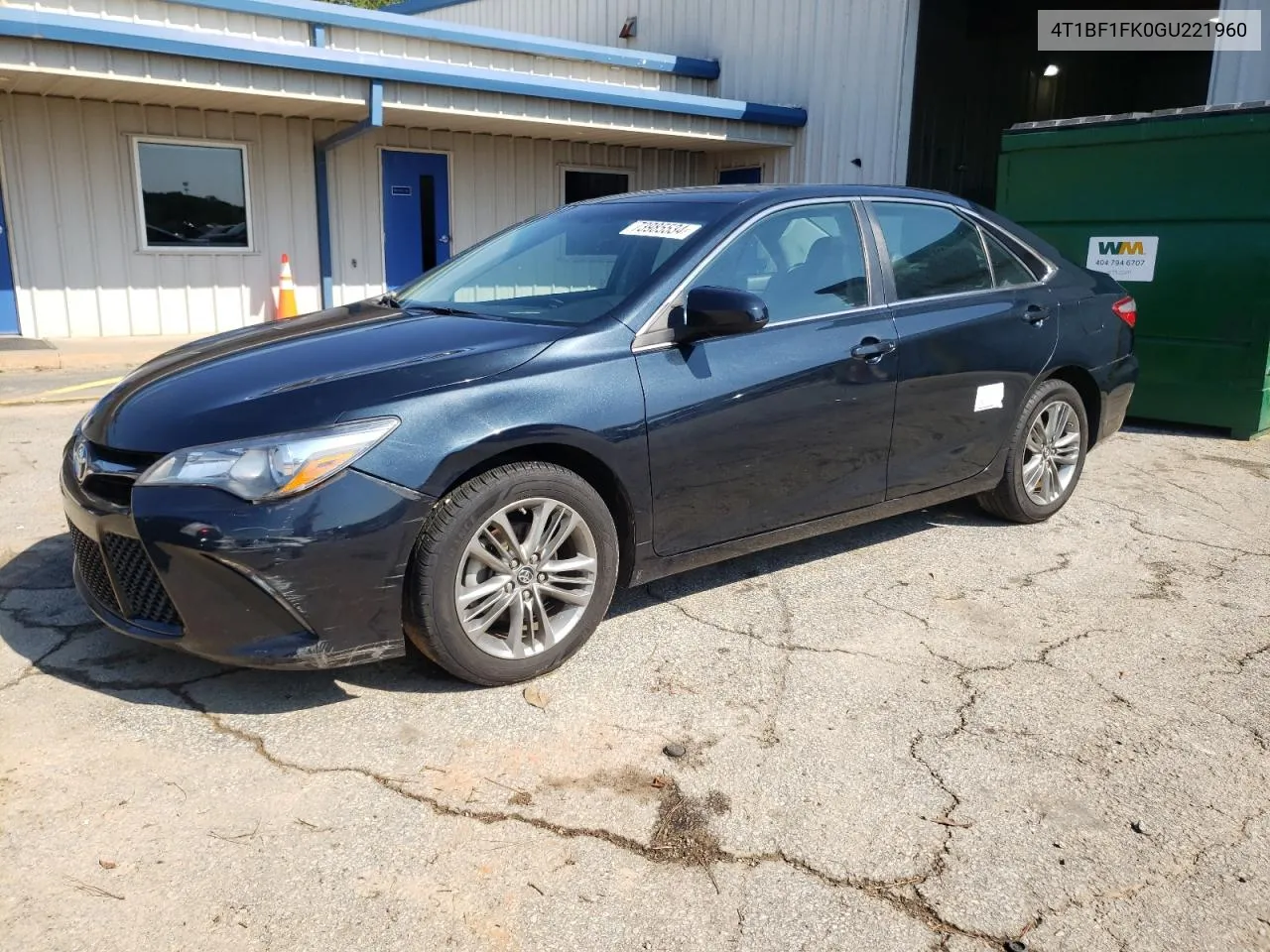 2016 Toyota Camry Le VIN: 4T1BF1FK0GU221960 Lot: 73985534