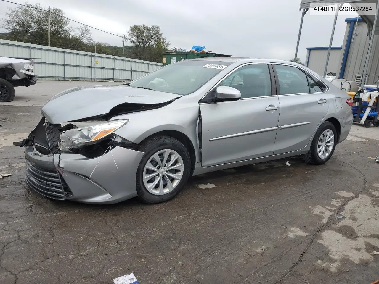 2016 Toyota Camry Le VIN: 4T4BF1FK2GR537284 Lot: 74006634