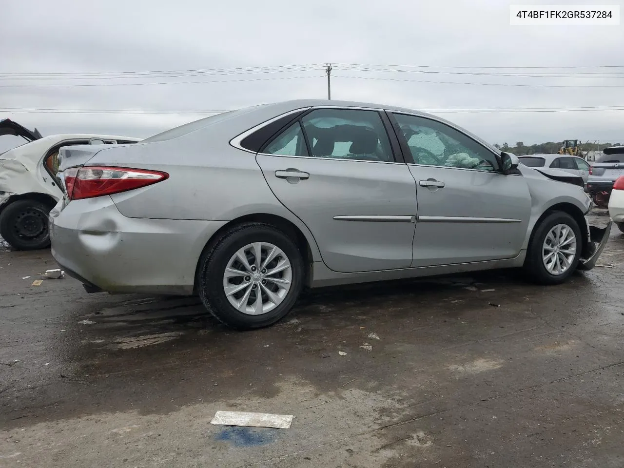 2016 Toyota Camry Le VIN: 4T4BF1FK2GR537284 Lot: 74006634