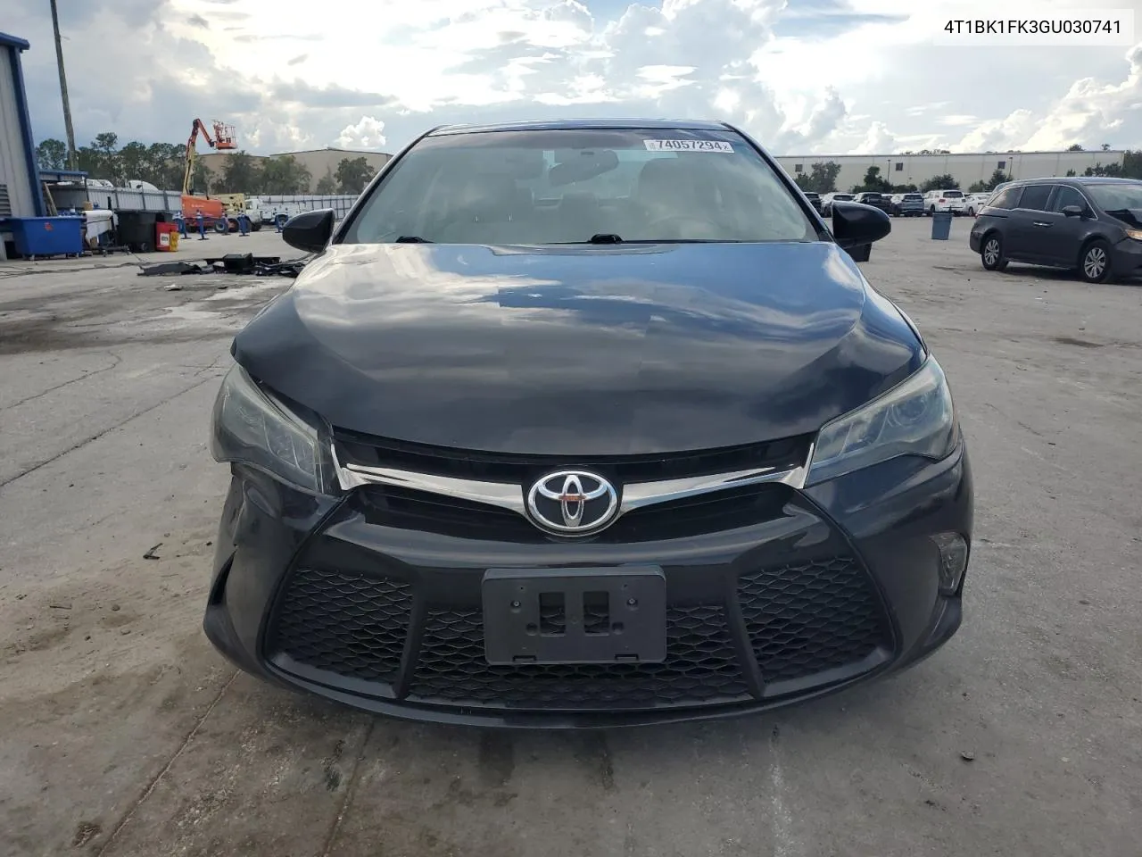 2016 Toyota Camry Xse VIN: 4T1BK1FK3GU030741 Lot: 74057294