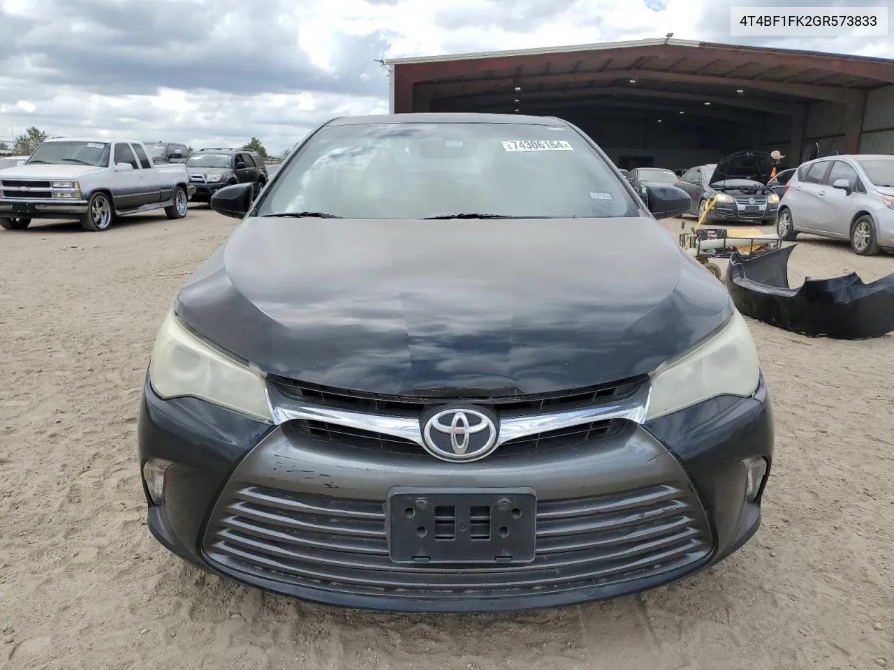 2016 Toyota Camry Le VIN: 4T4BF1FK2GR573833 Lot: 74306164