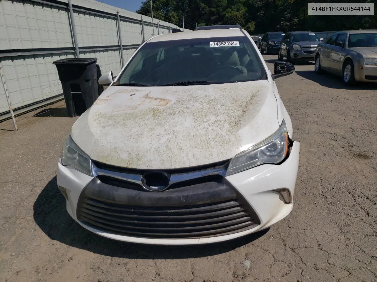 2016 Toyota Camry Le VIN: 4T4BF1FKXGR544144 Lot: 74362184